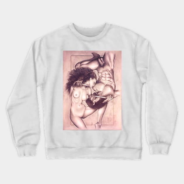 The Lovers Crewneck Sweatshirt by PandoraYoung